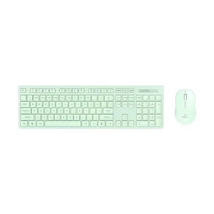 Micropack USB Wireless Mouse and Keyboard Combo - Green | KM-237W