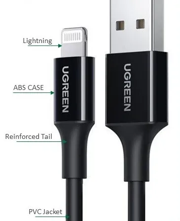 UGreen USB to Lightning Charging & Sync Cable | 80822