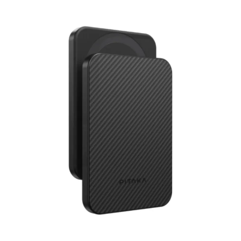 PITAKA Aramid Fiber Magnetic Power Bank - Black/Grey-Twill | PBQ2401