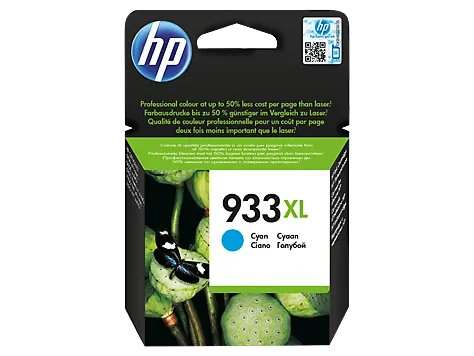 HP 933xl Cyan Original Ink Cartridge (CN054AN)