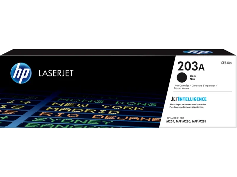 HP 203A Black Original LaserJet Toner Cartridge | CF540A