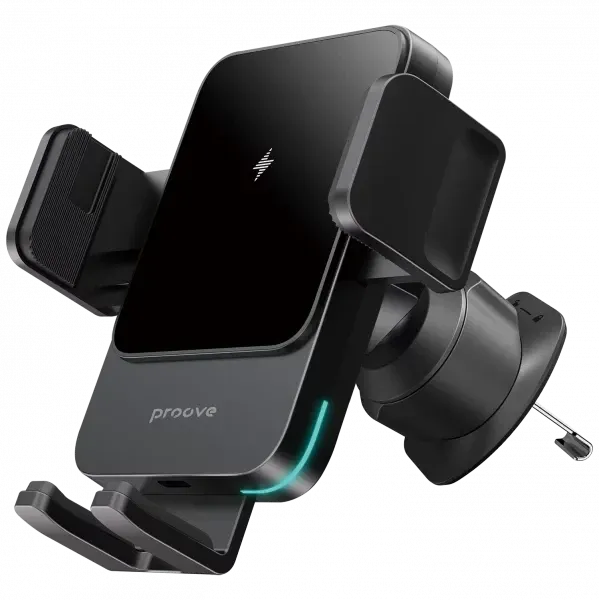 Proove Sonic 15W Wireless Charging Car Holder - Black | WHSN15002001