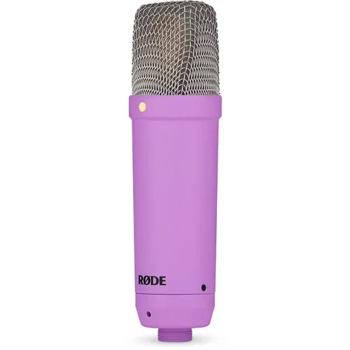 RODE NT1 Signature Series Large-Diaphragm Condenser Microphone , Purple | NT1SIGNATUREPURPLE