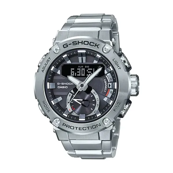 Casio G-SHOCK G-STEEL Men Watch - Silver | GST-B200D-1ADR