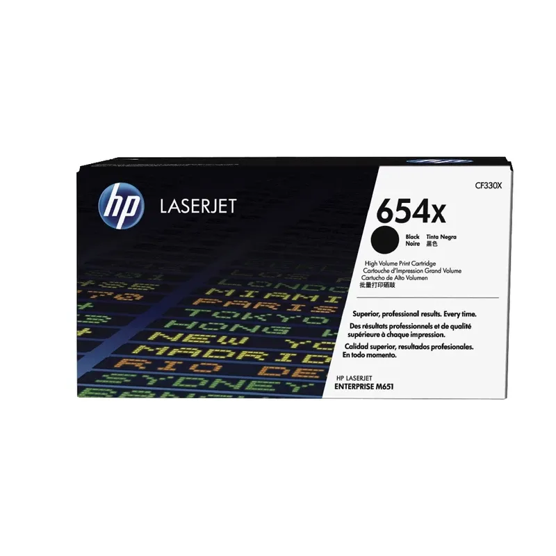 HP 654X High Yield Original LaserJet Toner - Black | CF330X