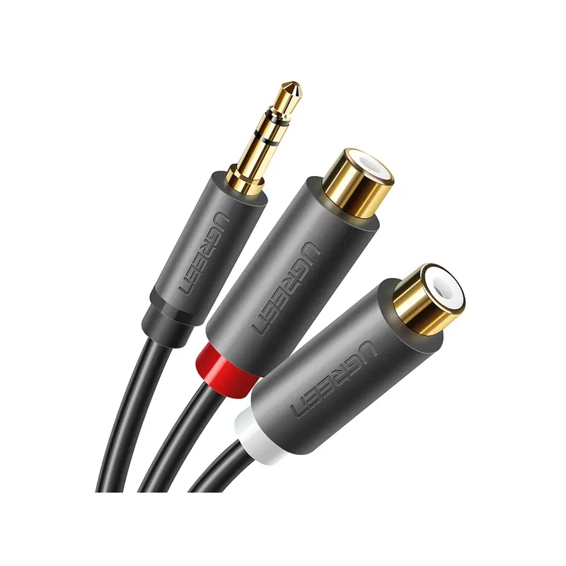 UGREEN 25cm 3.5mm Male to 2RCA Female Cable | AV109 10547