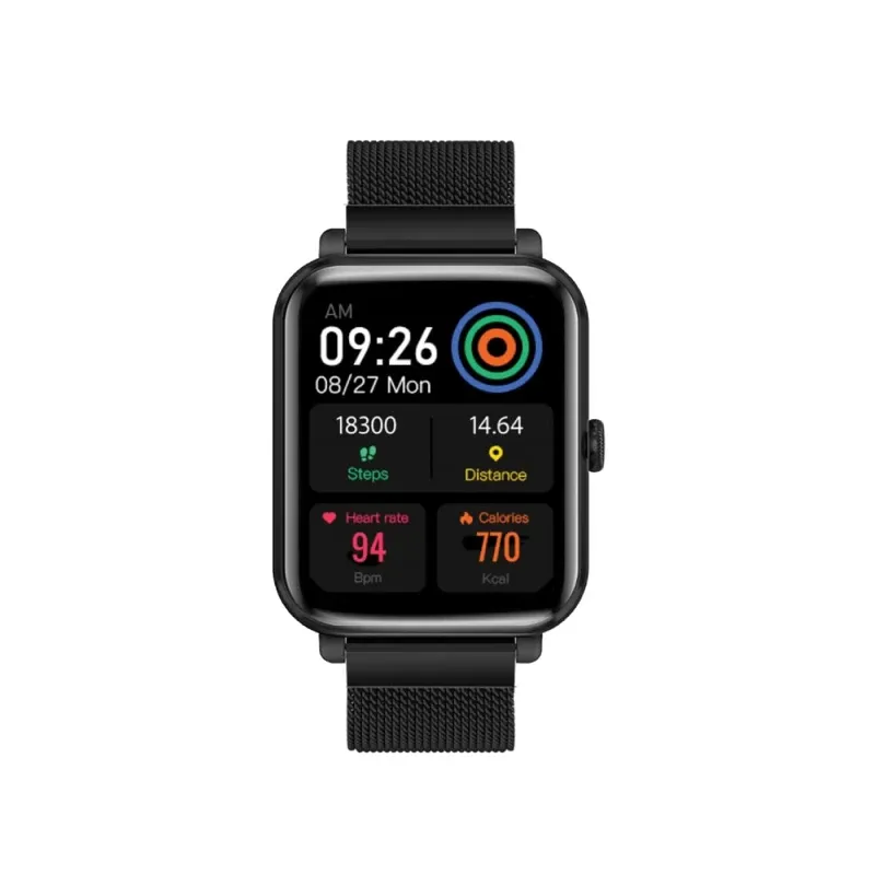 Promate SuperFit Smartwatch with Media Storage | PROWATCH-M18.GRAPHITE