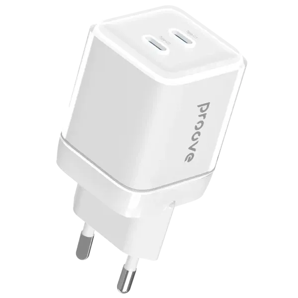 Proove Pure GaN Max 67W Wall Charger 2 Type-C - White | WCPU67022202