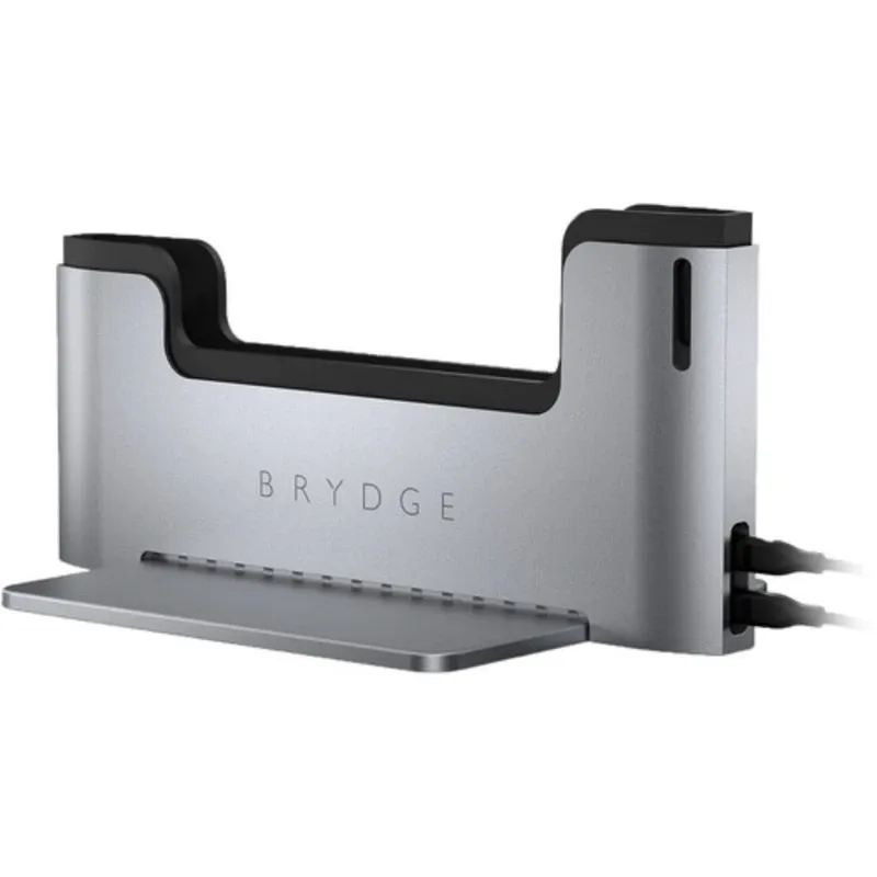 Brydge Space-Saving Laptop Stand - Vertical Docking Station - Compatible with 13-inch MacBook Air (2021-2018) | BRY13MBA