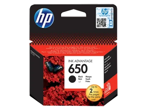 HP 650 Black Original Ink Advantage Cartridge (CZ101AE)