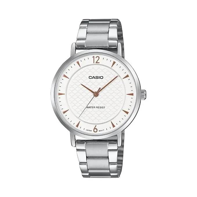 Casio Women 3-Hand Watch - Silver | LTP-VT04D-7ADF