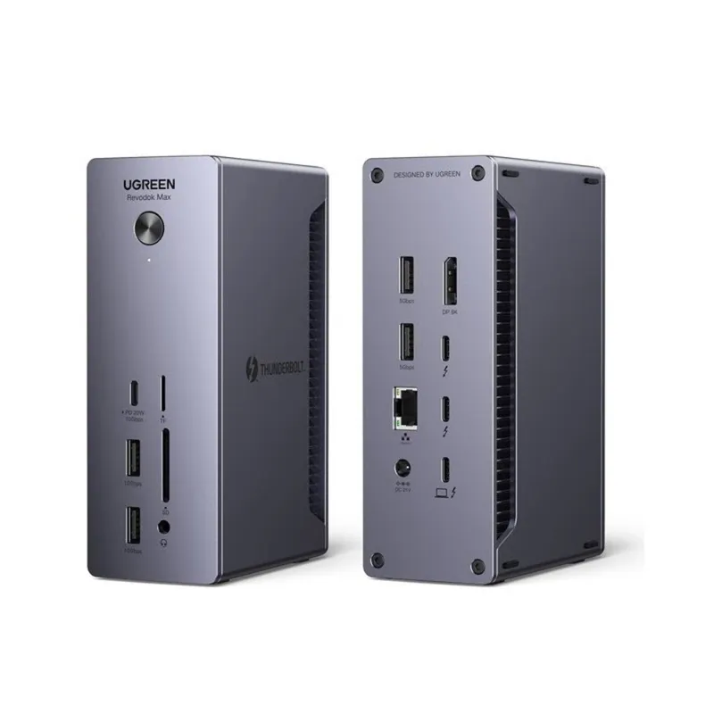 UGREEN REVODOK Pro 213 Triple Display 13-IN-1 USB-C HUB Docking Station Adapter Support Duplicate and Extended Mode | 25054EU