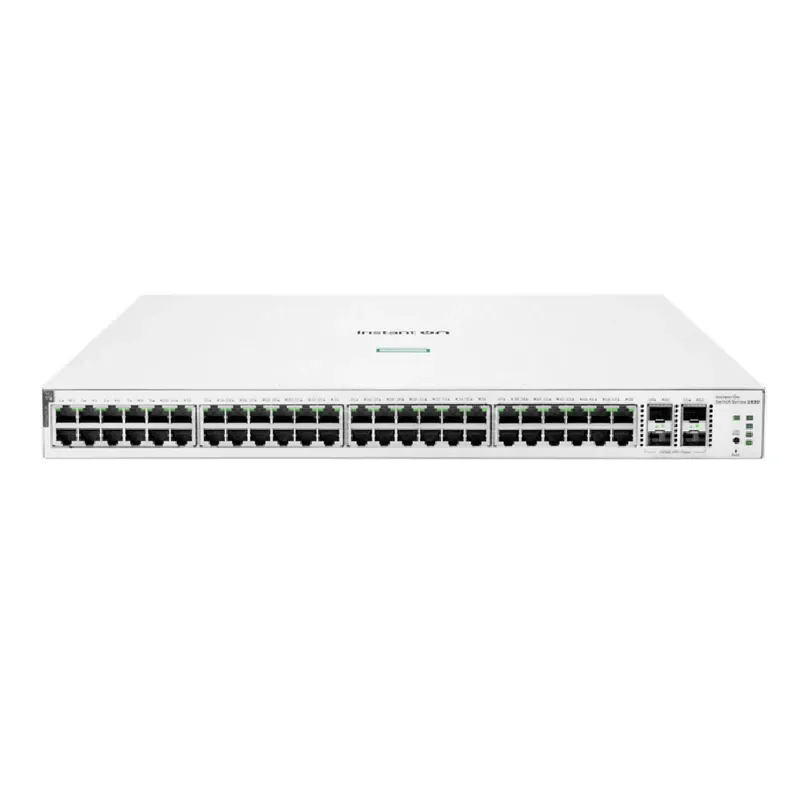 HPE Networking Instant On Switch 48p Gigabit CL4 PoE 4p SFP+ 370W 1930 | JL686B