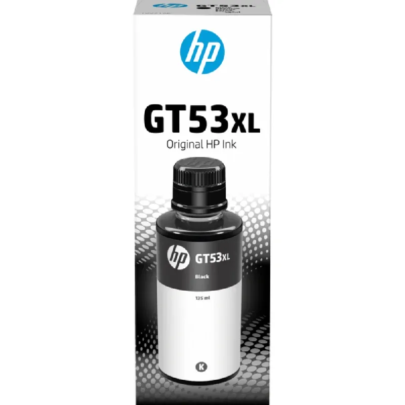 HP Black Compatible Ink Bottle - High Yield Black Ink | GT51XL / GT53XL
