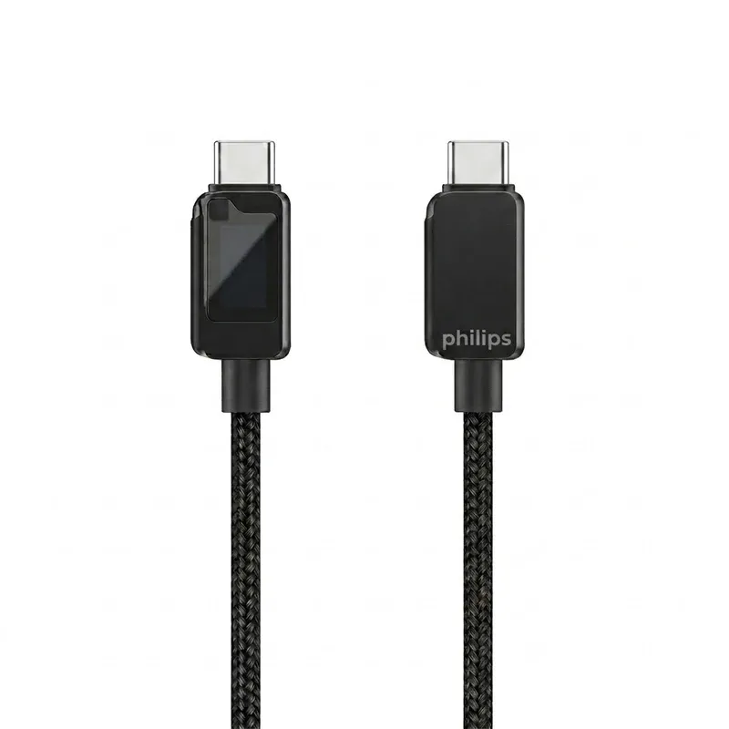 Philips USB-C to USB-C Cable 100W 1m - Black | DLC5011CB/70