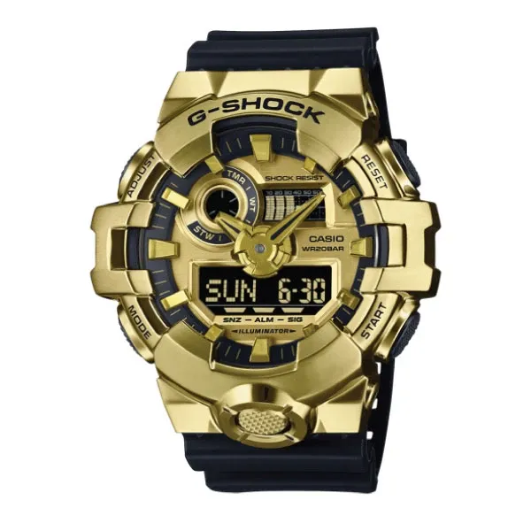 Casio G-SHOCK G-STEEL Casual Men Analog-Digital Watch - Black & Gold | GM-700G-9ADR