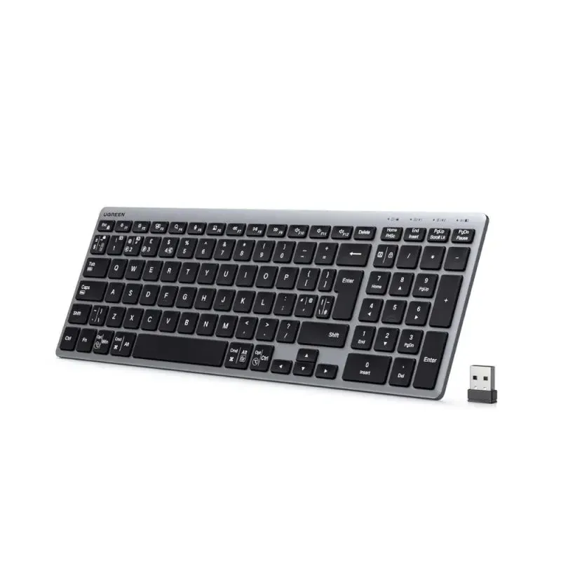 UGREEN Dual Mode Wireless Keyboard Bluetooth 5.4 & 2.4GHz UK Layout | 75163