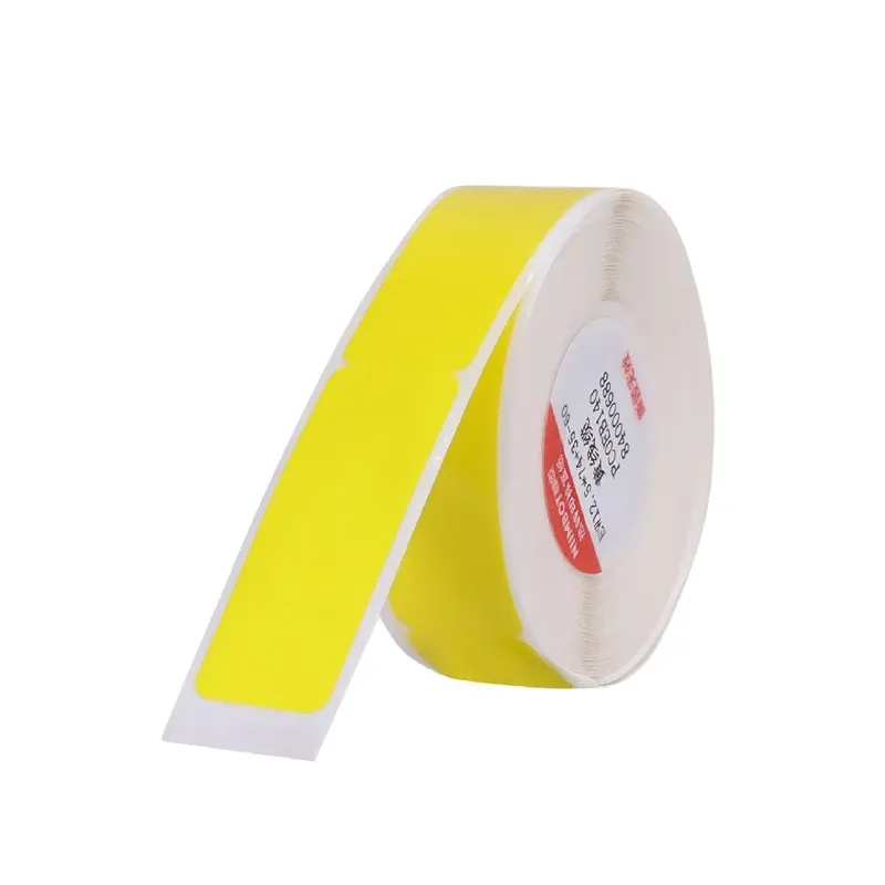 NIIMBOT B18 Yellow Thermal Label - 60 Label/Roll - EW12.5*74+35-60