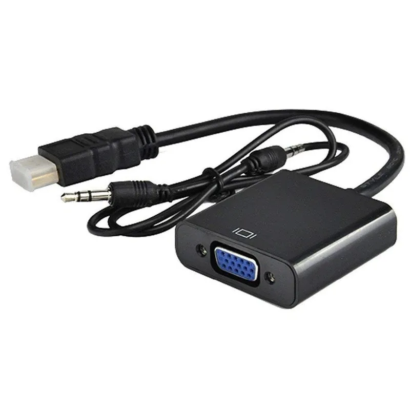 HDMI Male TO VGA + AUDIO CABLE Converter Adapter | CV-0609