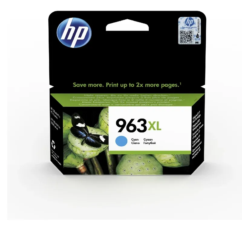 HP 963XL High Yield Original Ink Cartridge - Cyan | 3JA27AE