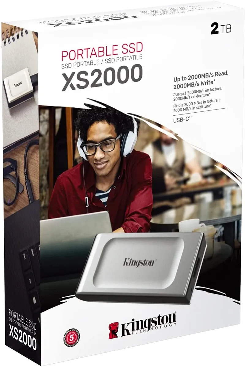 KINGSTON SSD 2000GB XS2000 Portable SSD | SXS2000/2000G