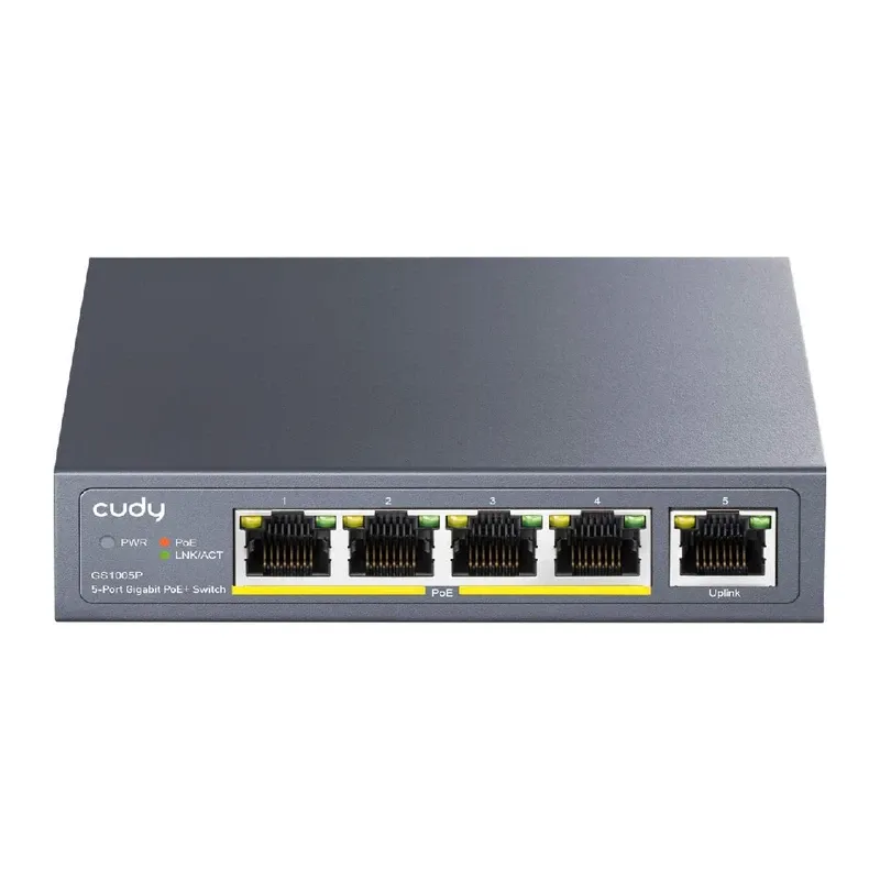 Cudy 5 Port Gigabit PoE Switch | GS1005P