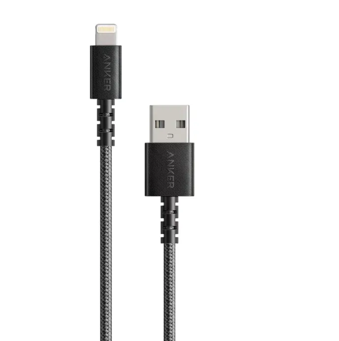 Anker PowerLine Select+ USB-A to Lightning Cable 3-ft for Apple Devices, Black | A8012H12