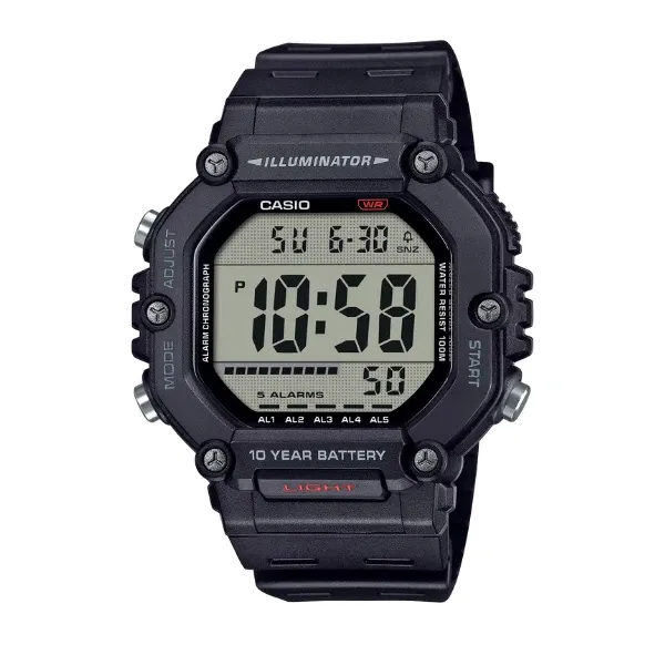 Casio Men Digital Watch - Black | AE-1600H-1AVDF