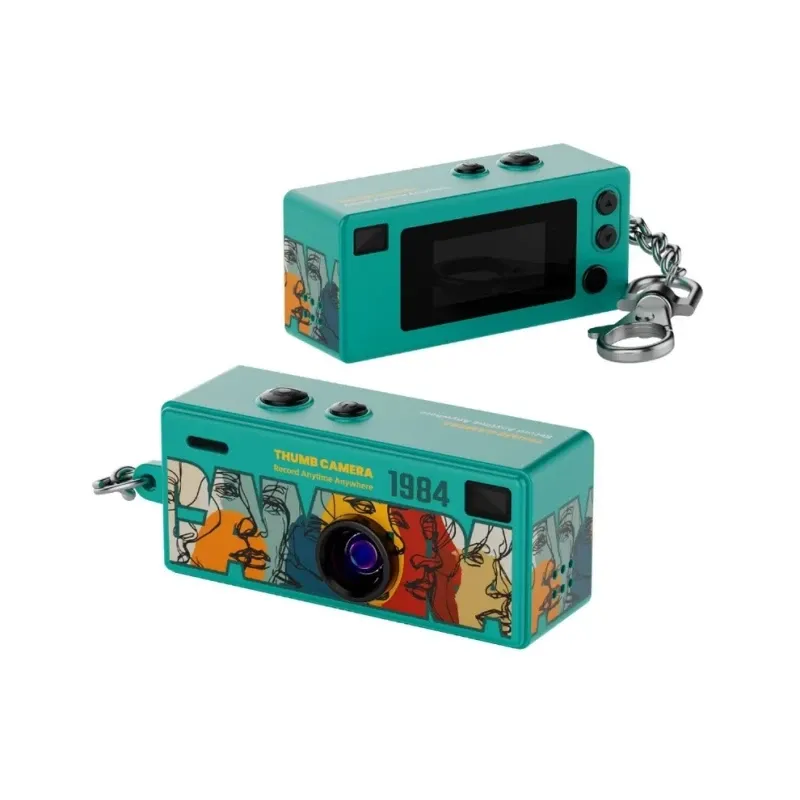 Mini G6 Keychain Camera 1080P Photo & Video Blue