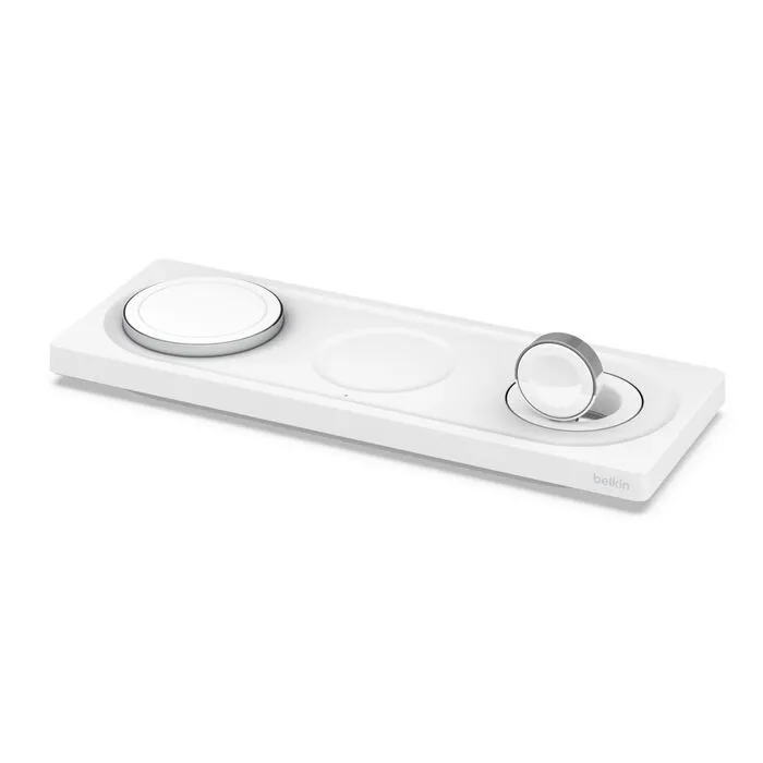 Belkin BoostCharge Pro 3-in-1 Wireless Charging Pad with MagSafe Technology | WIZ016