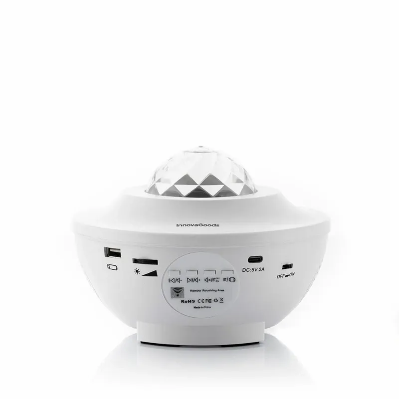 InnovaGoods Led Star Projector And Laser With Speaker Sedlay | V0103834