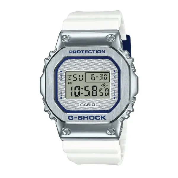 Casio G-SHOCK Metal Digital Men Watch - Silver&White | GM-5600LC-7DR