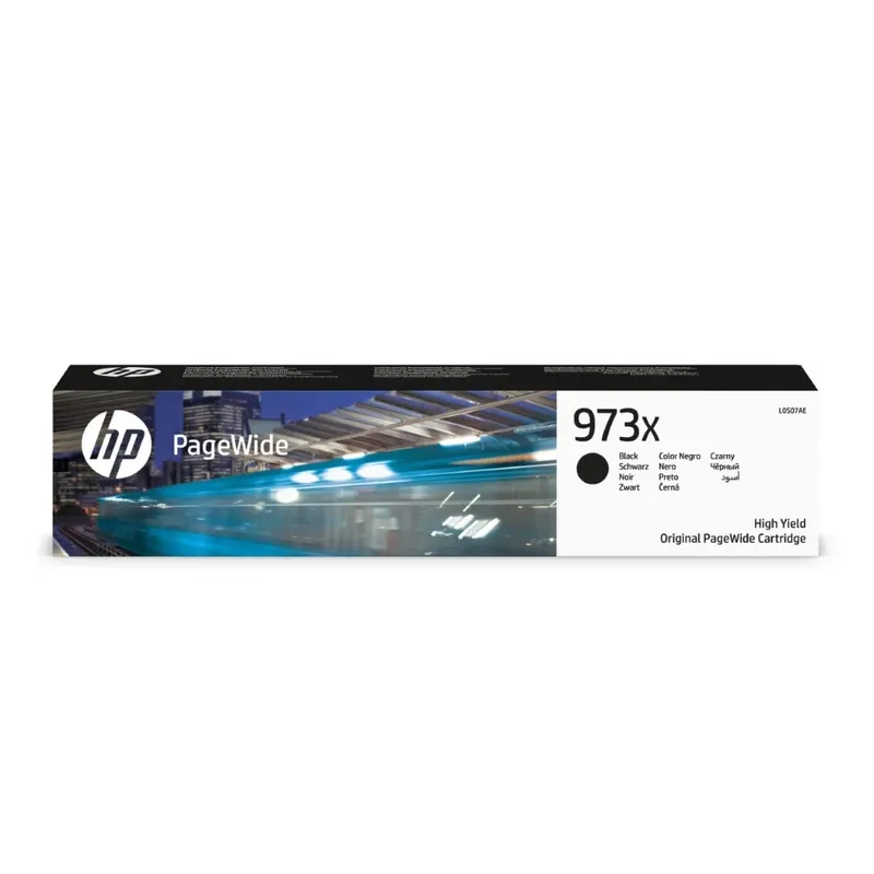 HP 973X High Yield Original Ink Cartidge PageWide - Black | L0S07AE