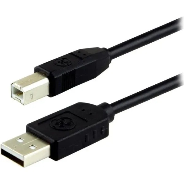 USB 2.0 Printer Cable - A-Male to B-Male Cord 1.5 Meter