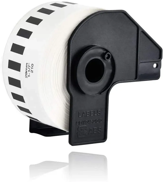 DK-22210 29mm x 30.48m Continuous Labels Cartridge Compatible for Brother P-Touch QL