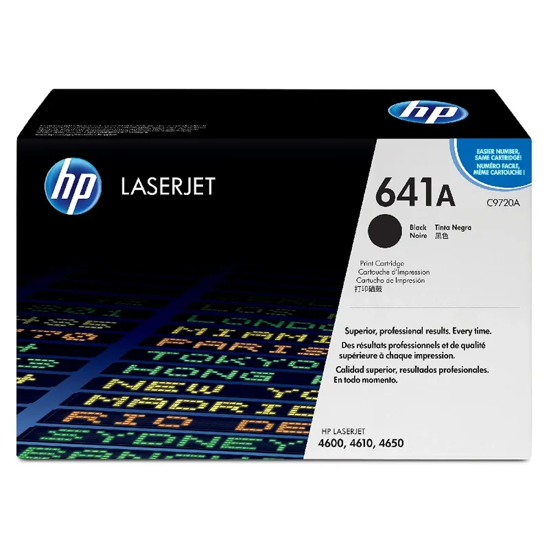HP 641A Original LaserJet Toner Cartridge - Black | C9720A