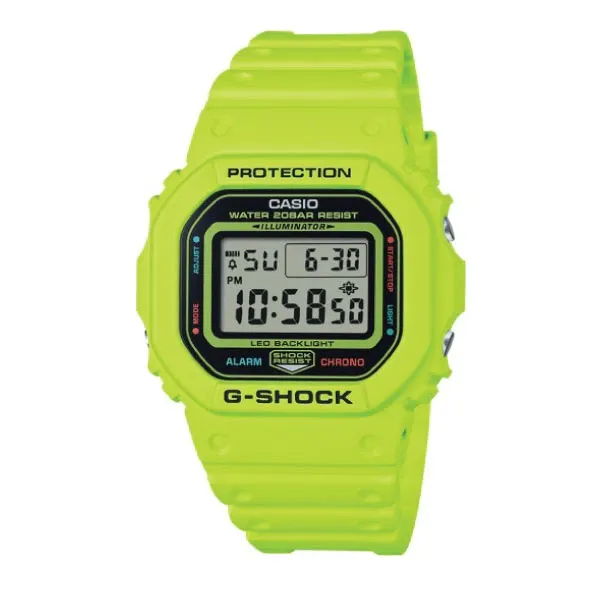 Casio G-SHOCK Energy Pack Casual Men Watch - Yellow | DW-5600EP-9DR