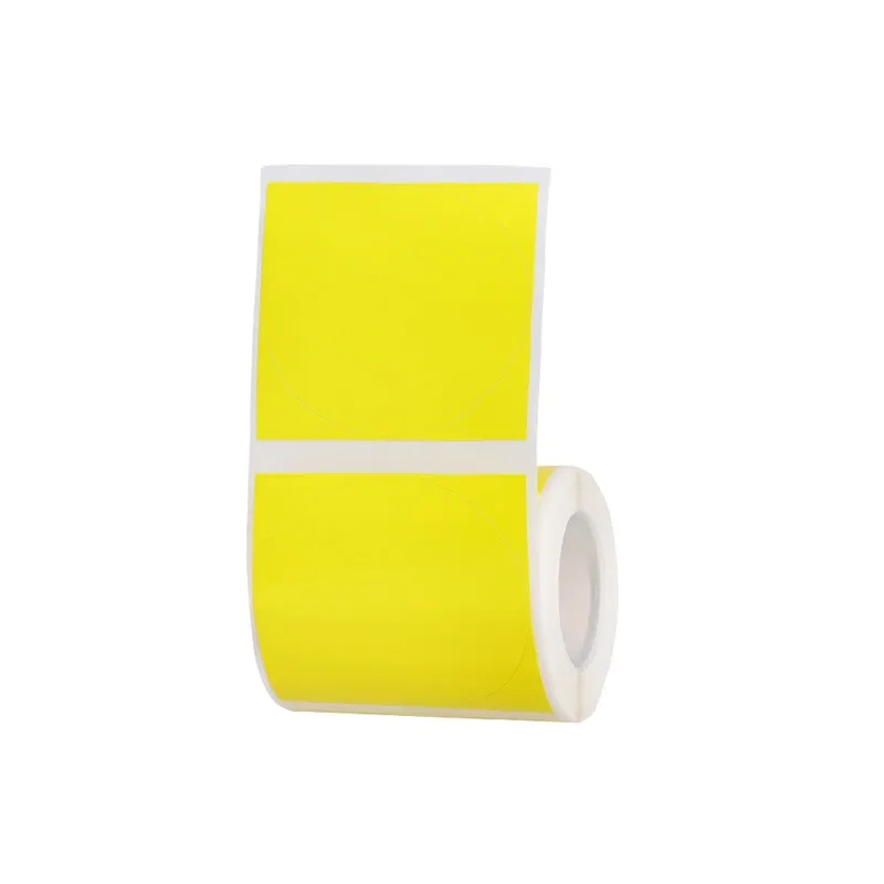 NIIMBOT M2 Yellow Round Thermal Label - 140 Label/Roll - EW50*50