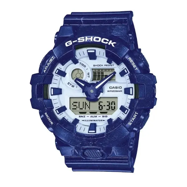 Casio G-SHOCK Casual Men Watch - Blue | GA-700BWP-2ADR