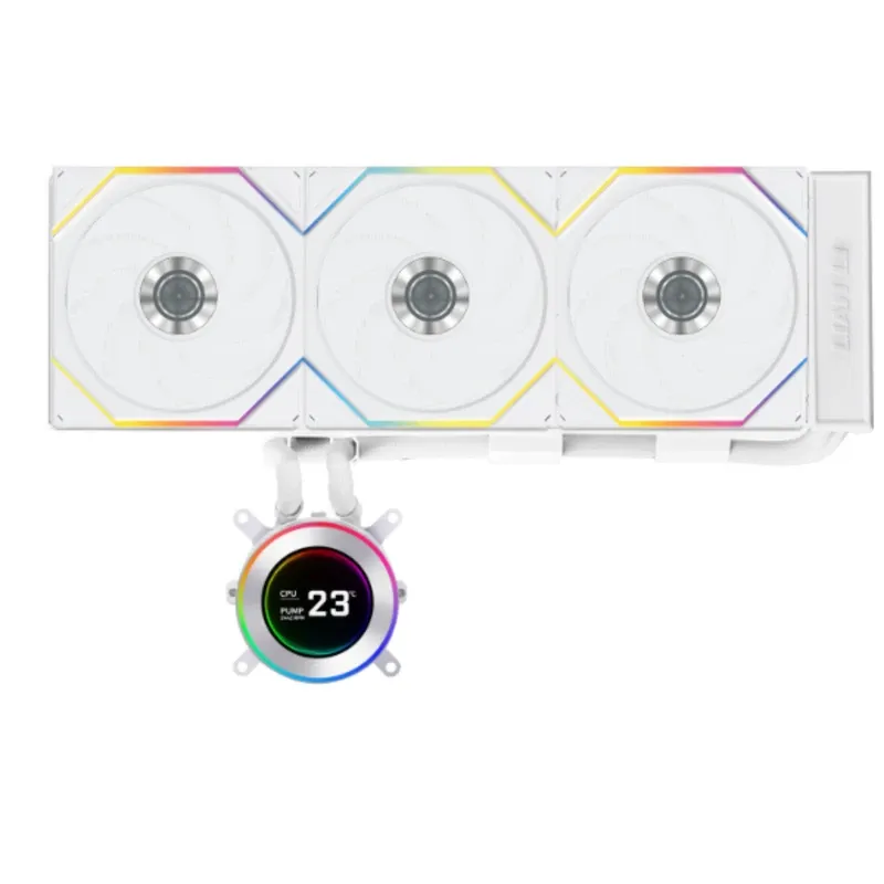 Lian Li HydroShift II LCD-C 360TL White (With TL Wireless Fans & Wireless Controller) | G89.GHS2LCD36TW.00