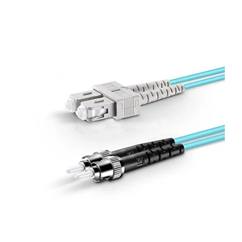Eussonet Multimode OM3 (SC/UPC-ST/UPC ) Duplex Fiber Patch Cord - 3 Meter | EU-OM3LS-3M-123