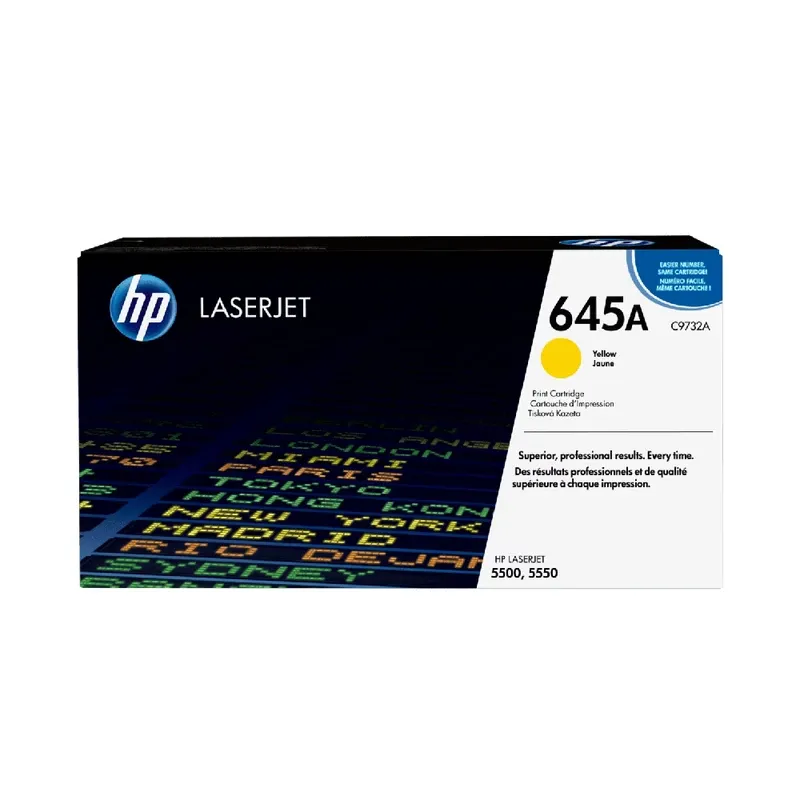 HP 645A Original LaserJet Toner Cartridge - Yellow | C9732A