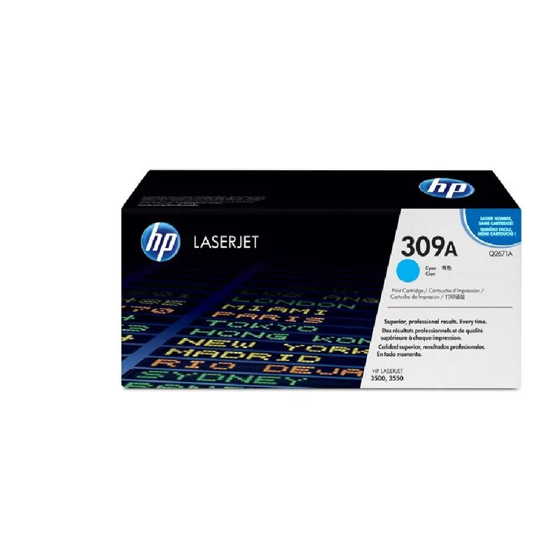 HP 309A Original LaserJet Toner Cartridge - Cyan | Q2671A