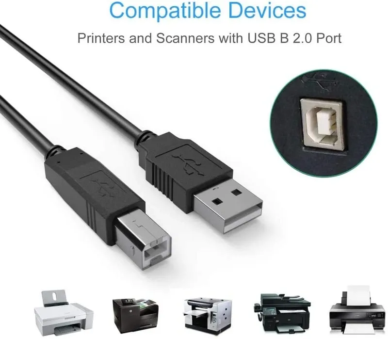 Cable Printer 3 Meters ,Hp/Samsung | CAB-PRINTER-3M