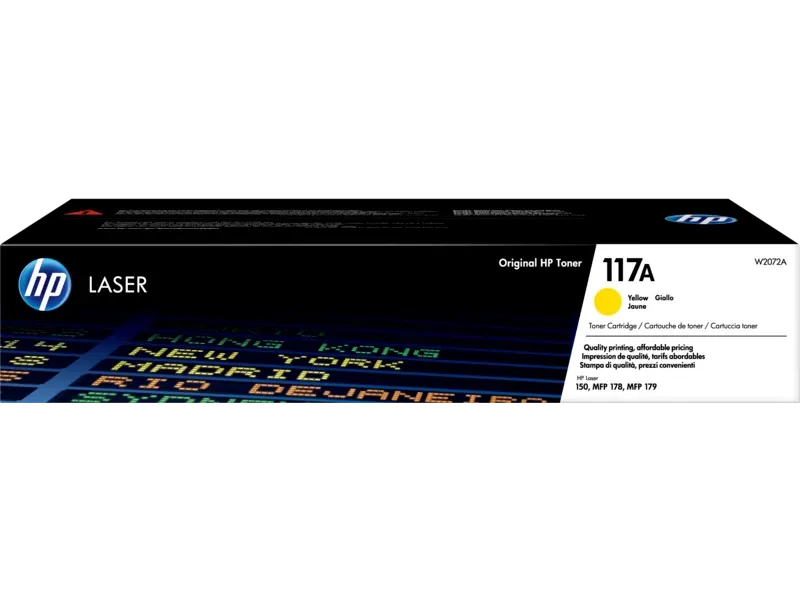 HP 117A W2072A Original Toner Cartridge Yellow | W2072A