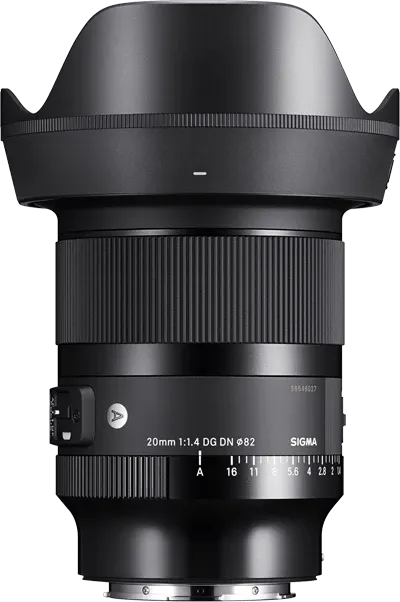 Sigma 20mm F1.4 DG DN Art Lens - Sony E Mount | A022