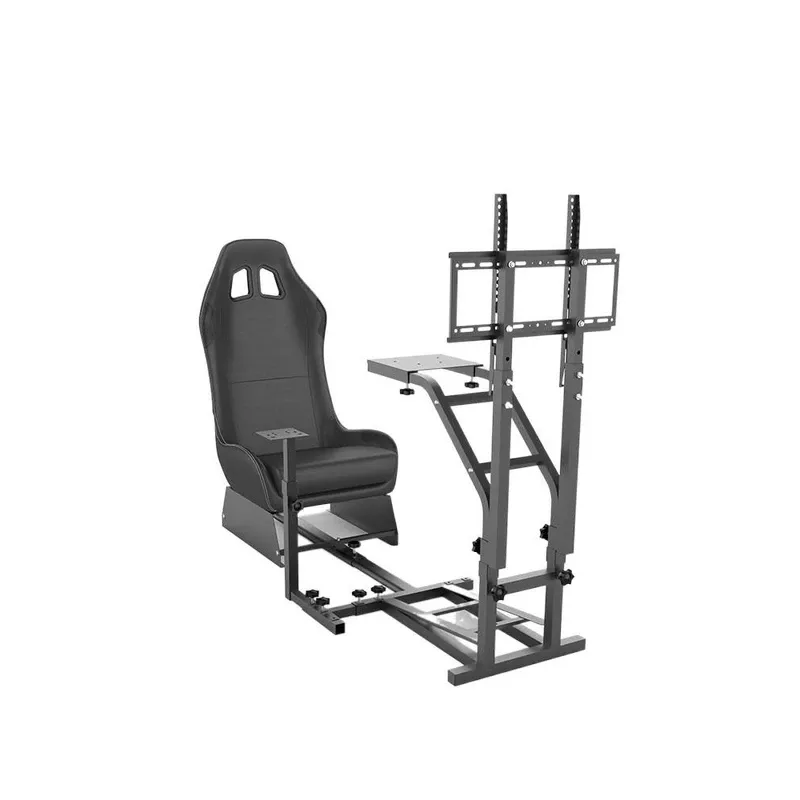 DeadSkull Racing Seat Simulator Cockpit With Monitor Stand