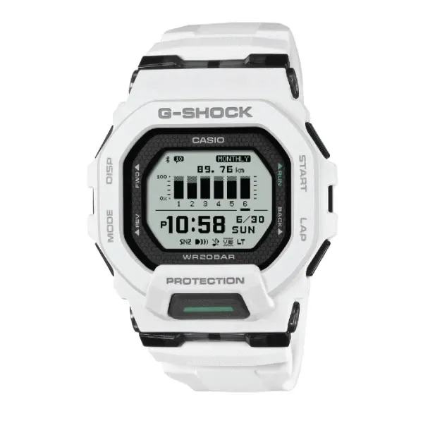 Casio G-SHOCK Bluetooth Digital Men Watch - White | GBD-200-7DR