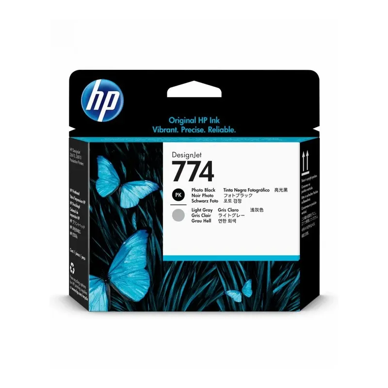 HP 774 Original DesignJet Printhead - Photo Black /Light Gray | P2W00A