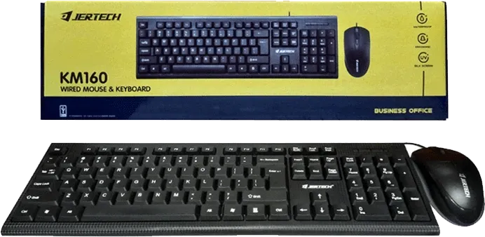 Jertech KM160 USB Keyboard & Mouse Combo | JK-SET-KM-160